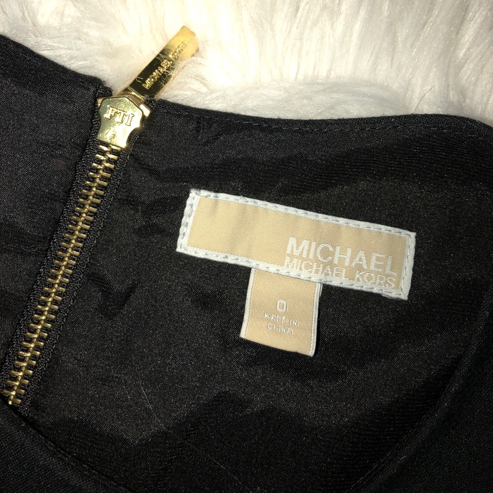 Michael Kors black dress.